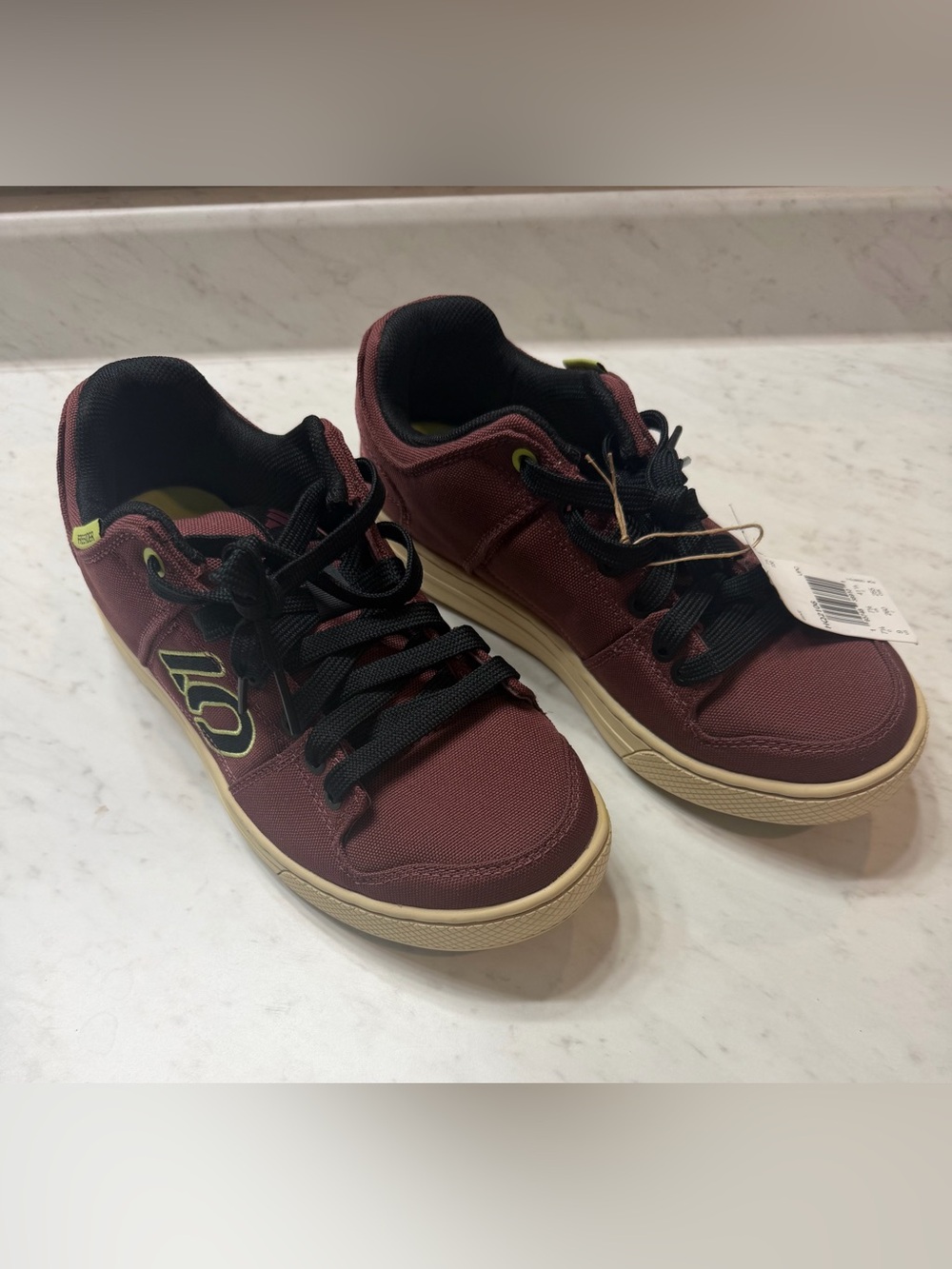 Adidas Five Ten Freerider Canvas MTB Bike Shoes Burgundy Women’s 9 NWT